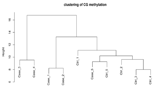 Clustering analysis graph